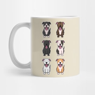 Cute Pitbull Pack Mug